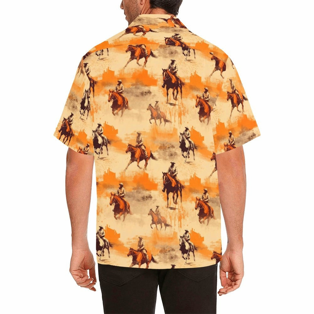 Baha Ranch Western Grunge Men's Western Camp Shirt by Baha Ranch Western Wear - product image 3