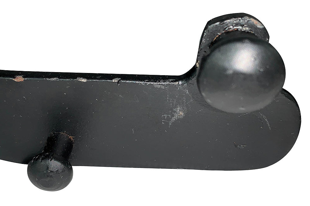 Hilason Western Black Steel Youth 15 Degree Bull Riding Spurs Pair