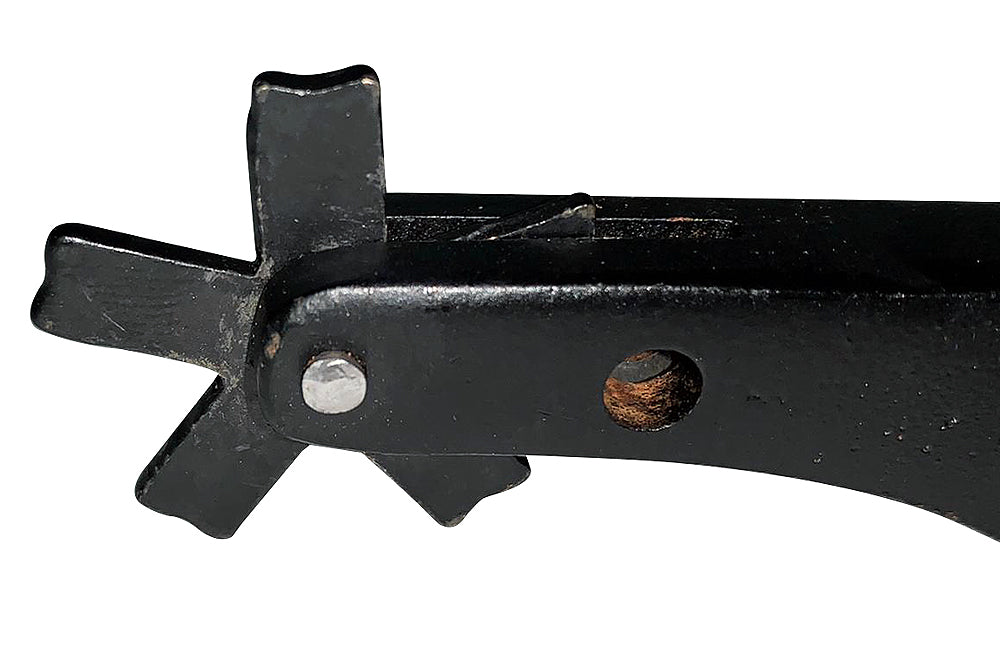 Hilason Western Black Steel Youth 15 Degree Bull Riding Spurs Pair