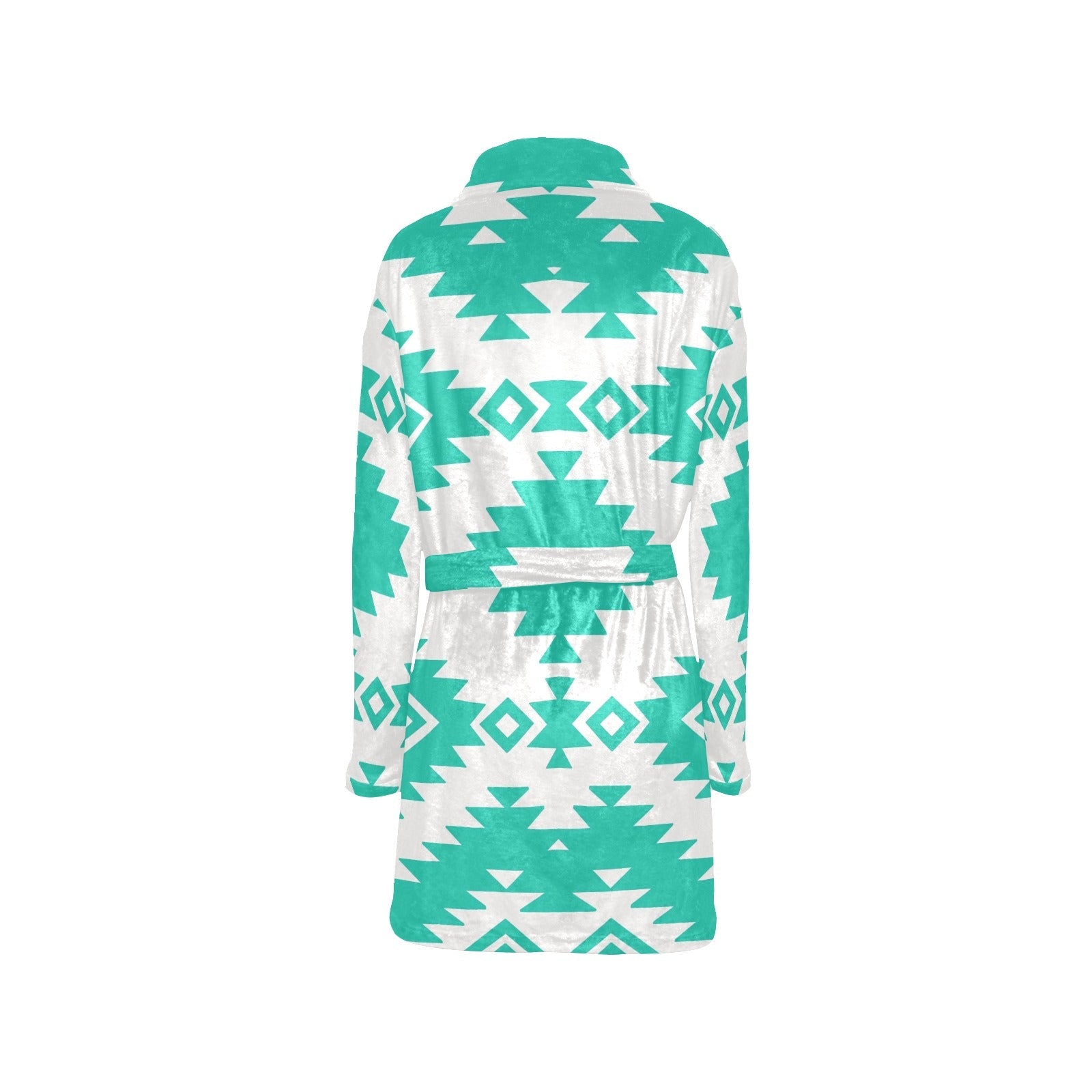 Baha Ranch Turquoise Aztec Women's Western Bath Robe by Baha Ranch Western Wear - product image 4
