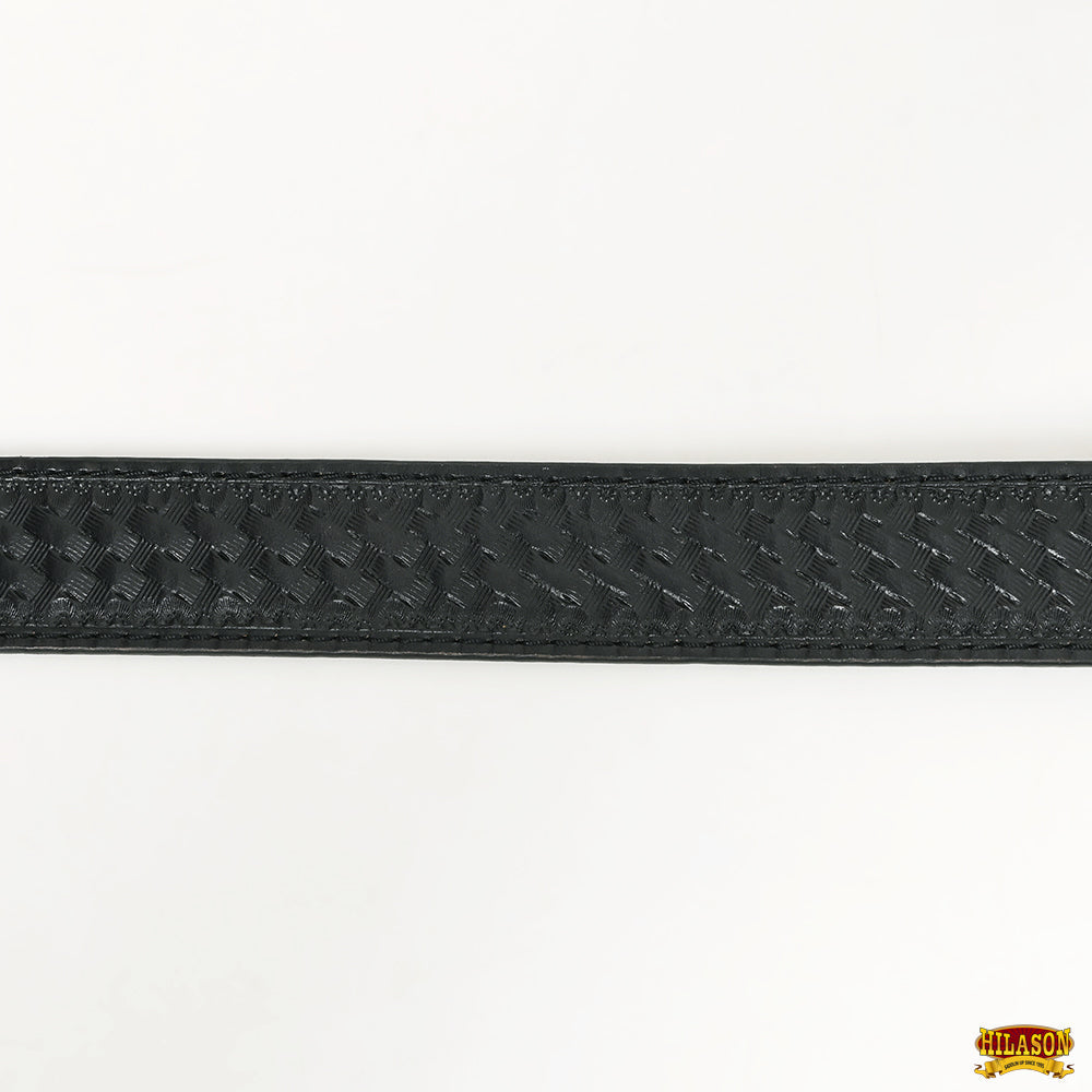 HILASON Western Genuine Leather Belt for Men Women Cowboy Cowgirl Handmade Basketweave Unisex Heavy Duty