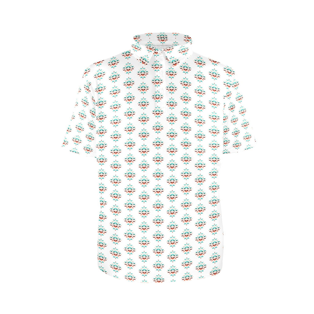 Baha Ranch Serape Aztec Polo Style Shirt by Baha Ranch Western Wear - product image 6