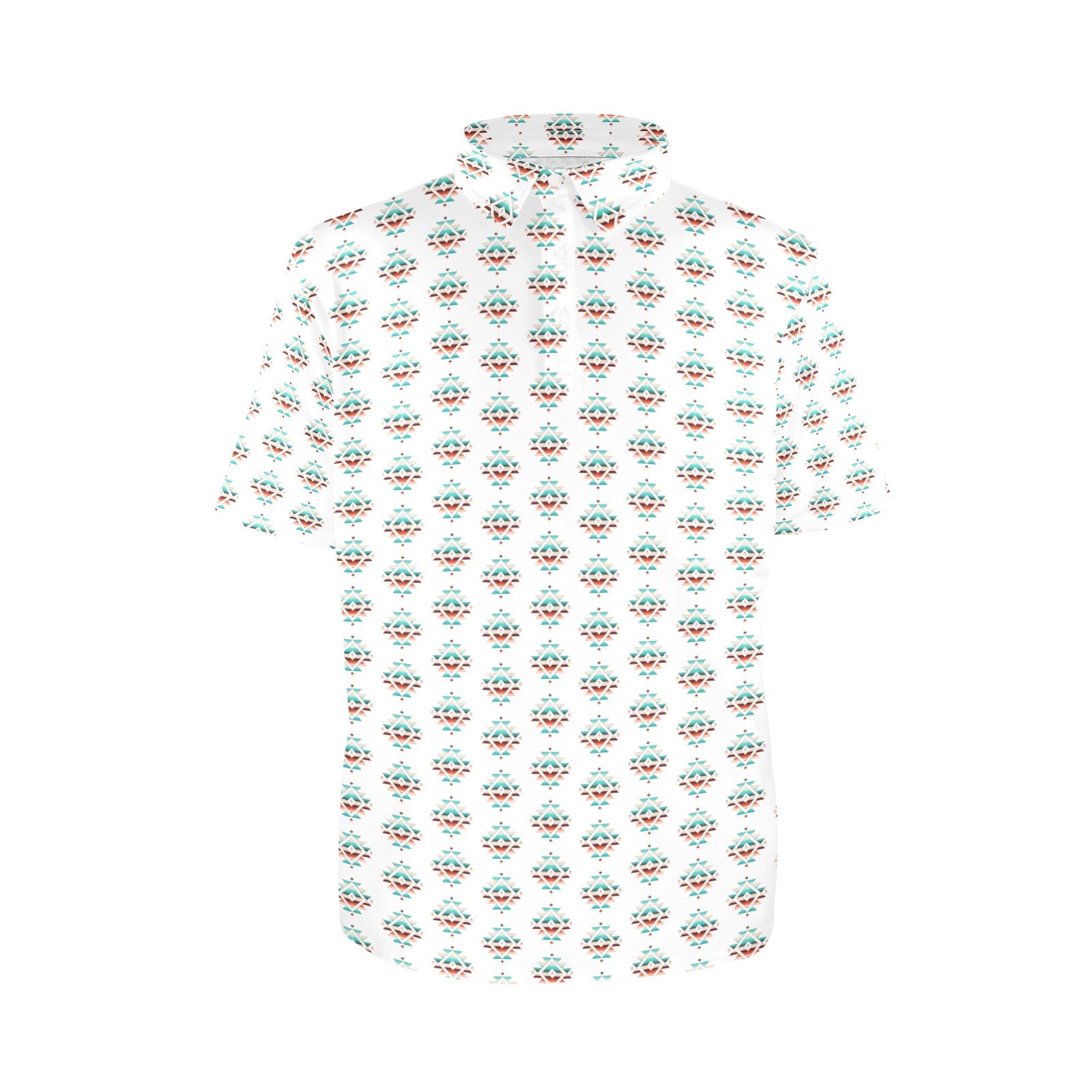 Baha Ranch Serape Aztec Polo Style Shirt by Baha Ranch Western Wear - product image 6