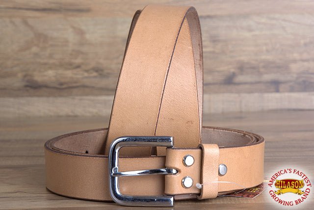 Unisex Full Grain Leather Belt With Vegetable Tanned Finish And Handcrafted Quality