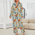Baha Ranch Colores De Mexico Spring Florals Satin Pajamas by Baha Ranch Western Wear