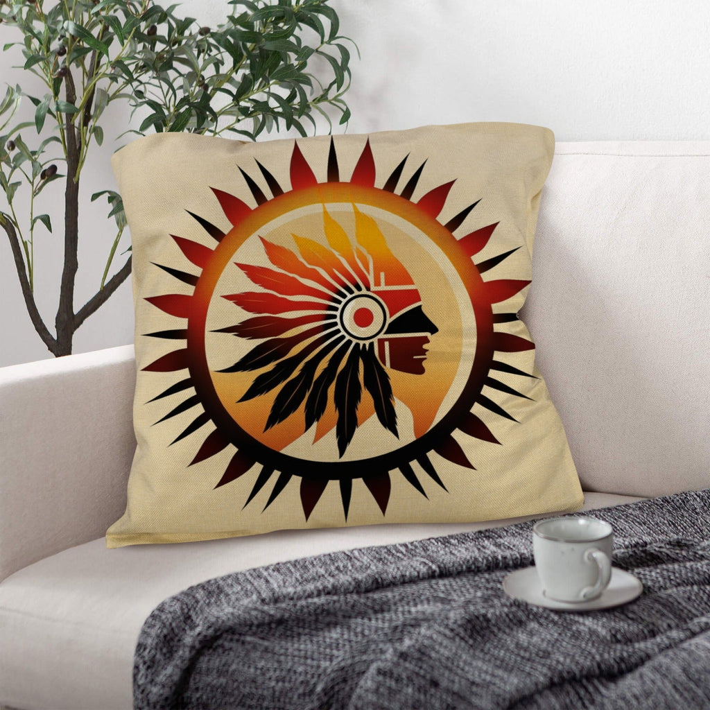 Baha Ranch Native Sun Throw Pillow Case Made in America by Baha Ranch Western Wear