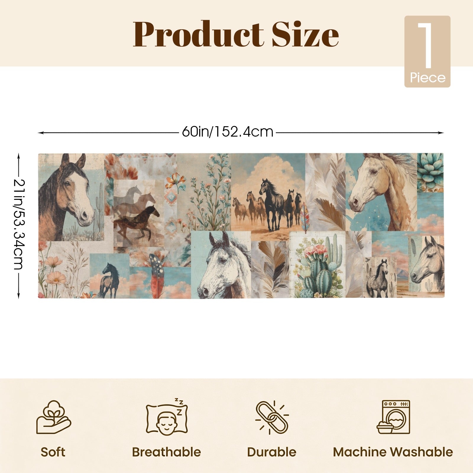 Baha Ranch Bohemian Dreams Western Body Pillow Cover Made in America by Baha Ranch Western Wear - product image 9