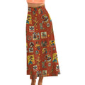 Baha Ranch Vintage Cowgirl Collage Western Maxi Skirt by Baha Ranch Western Wear - product image 4