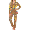 Baha Ranch Vintage Cowgirl Collage Pajama Set by Baha Ranch Western Wear