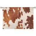 Baha Ranch Cowhide Print Window Curtains 28"x40" (2-Piece) Made in America by Baha Ranch Western Wear - product image 2