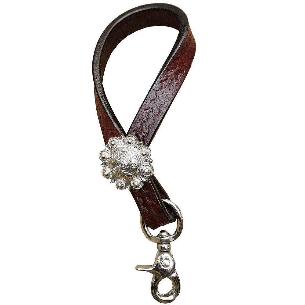 HILASON 4 Inch Leather Horse Tie Down Hobble Keeper Sunset Hand Tool | Ties Straps for Horses