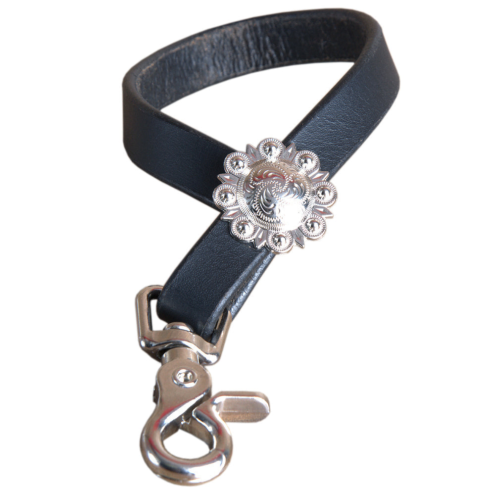 HILASON 4 Inch Leather Horse Tie Down Hobble Keeper Sunset Hand Tool | Ties Straps for Horses