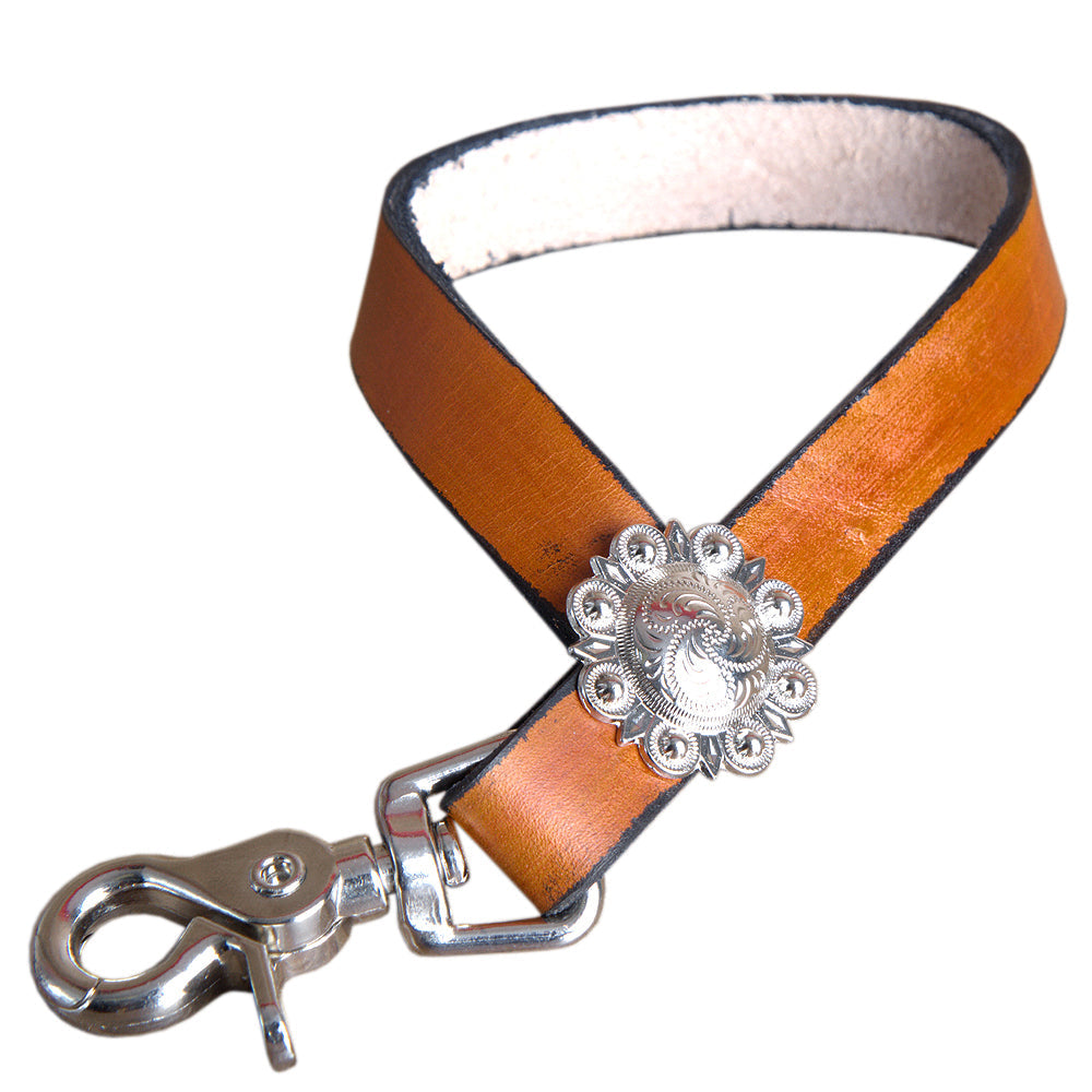 HILASON 4 Inch Leather Horse Tie Down Hobble Keeper Sunset Hand Tool | Ties Straps for Horses