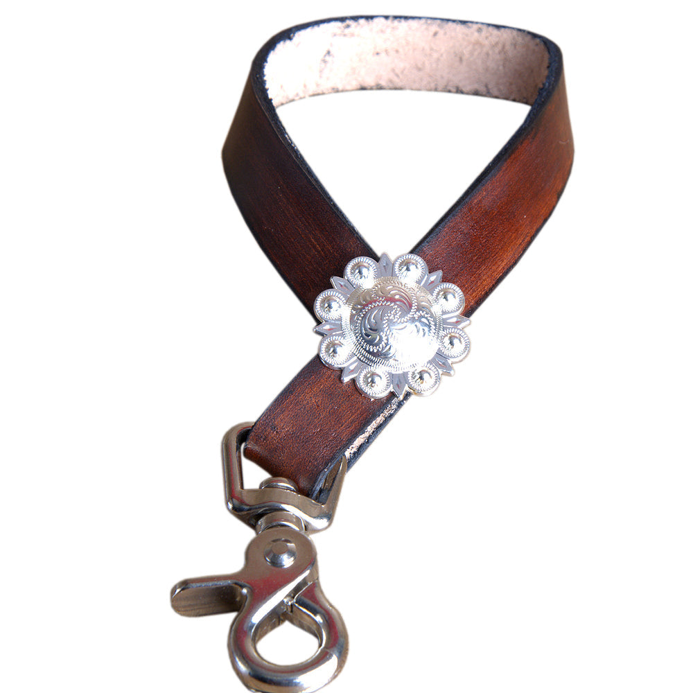 HILASON 4 Inch Leather Horse Tie Down Hobble Keeper Sunset Hand Tool | Ties Straps for Horses