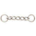 4" Hilason H. Tk. Curb Chain W/ 3/4" Rings 6 Links Chrome Plt. –
