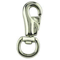 HILASON 7/8 In. X 4 H. Tk. Malleable Iron Nickel Plt. Bull Snap –