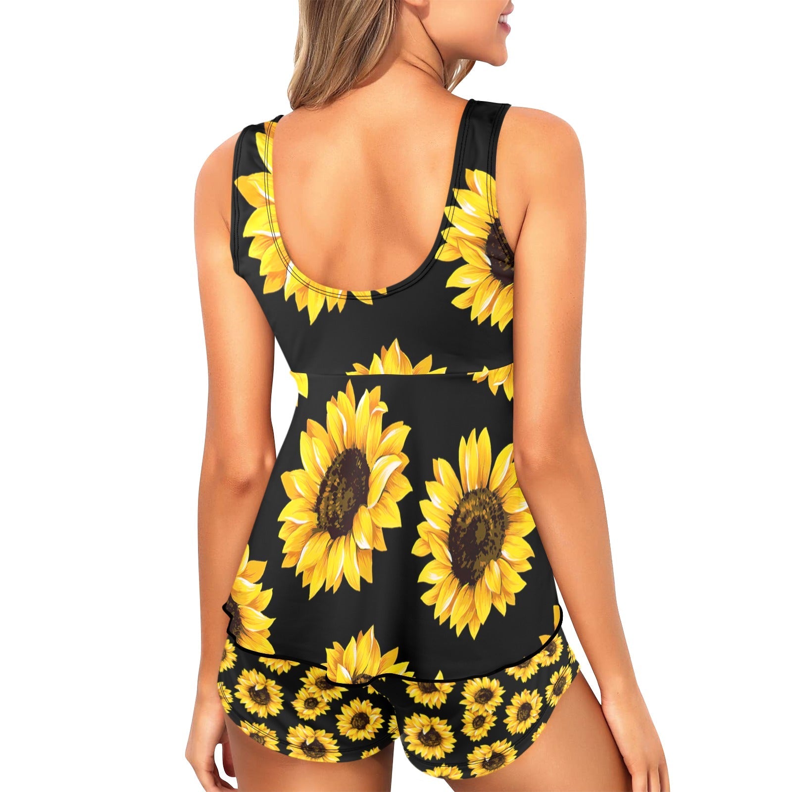 Baha Ranch Sunflowers Tankini & Boy Shorts Swim Set by Baha Ranch Western Wear - product image 3