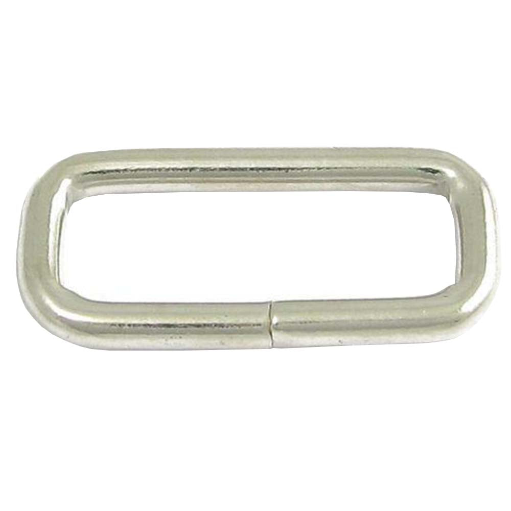 Hilason Western Tack Nickle Plated Wire Rectangle Horse Strap Loop