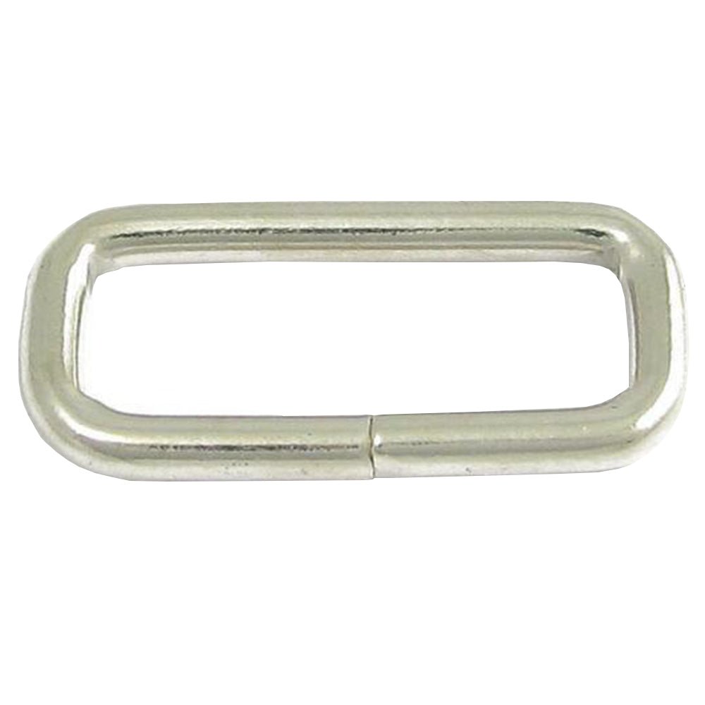3/8 In X 3/4 W. H. Wire Rectangle Strap Loop Nickel Plt. – Hilason