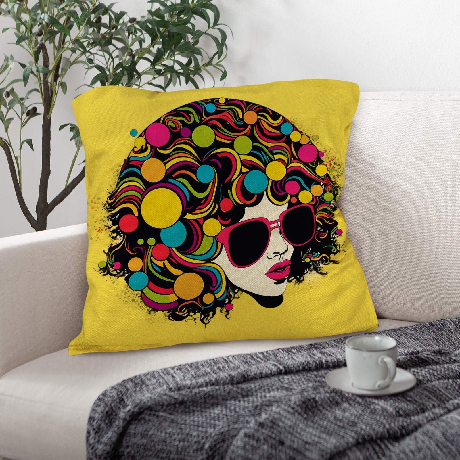 Baha Ranch Disco Girl 2 Pillow Case Made in America by Baha Ranch Western Wear - product image 5