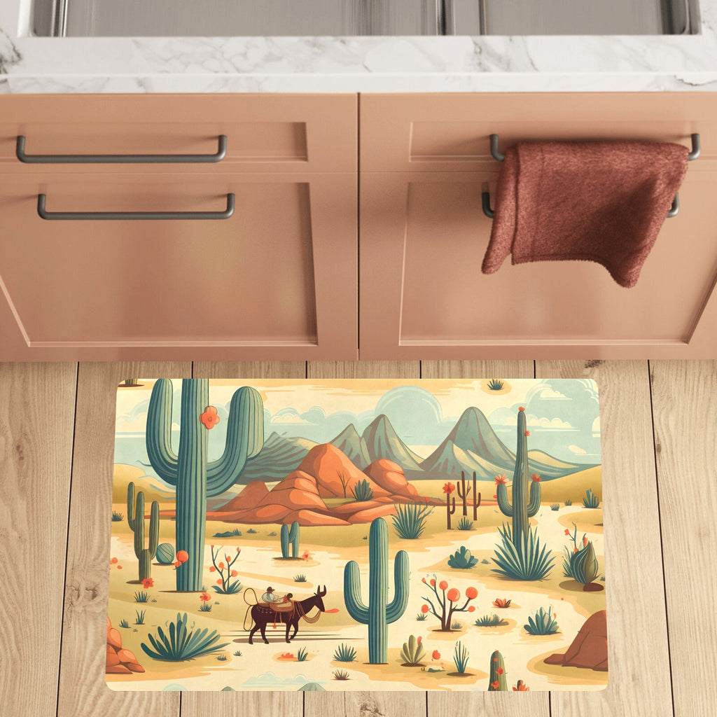 Desert Oasis Kitchen Floormat Kitchen Mat 32"x20" Made in America by Baha Ranch Western Wear - product image 2
