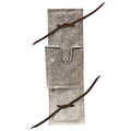 HILASON Western Leather Bull Rope Pads Regular