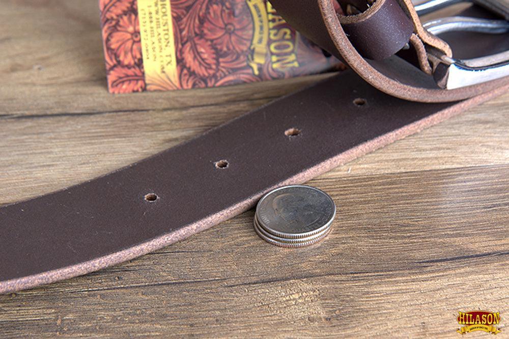 HILASON Western Genuine Leather Belt for Men Women Cowboy Cowgirl Handmade Unisex Full Grain Heavy Duty Tooled Belt for Jeans