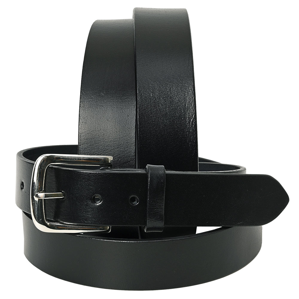 Unisex Western Leather Belt Handcrafted From Full Grain Vegetable Tanned Cowhide