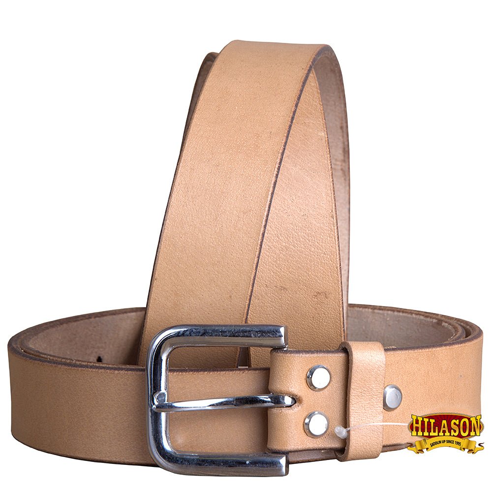 Unisex Full Grain Leather Belt With Vegetable Tanned Finish And Handcrafted Quality