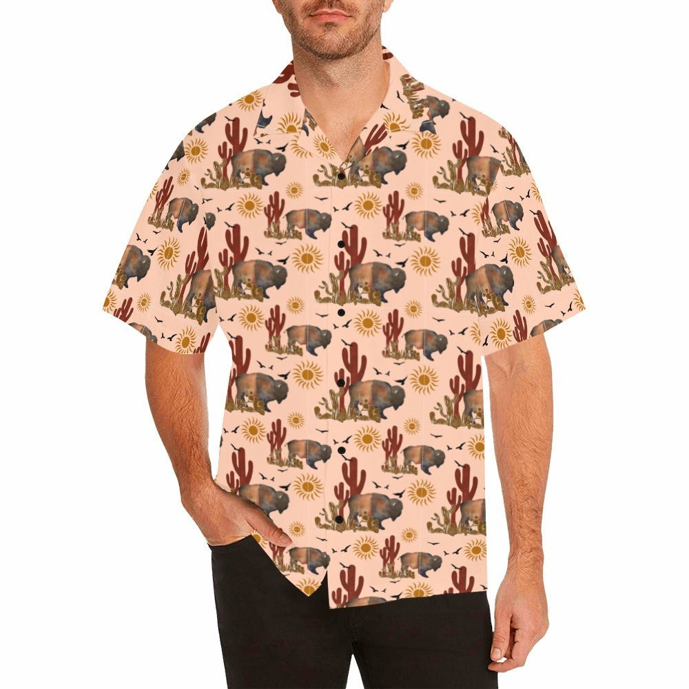 Desert Bison Men's Western Camp Shirt by Baha Ranch Western Wear - product image 2