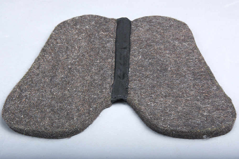 HILASON Western Wool Felt Horse Saddle Pad W/ Distressed Wear Leather Made in USA | for Horses