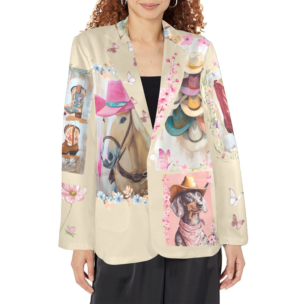 Baha Ranch Danilo Painted Cowgirl Western Blazer by Baha Ranch Western Wear - product image 5