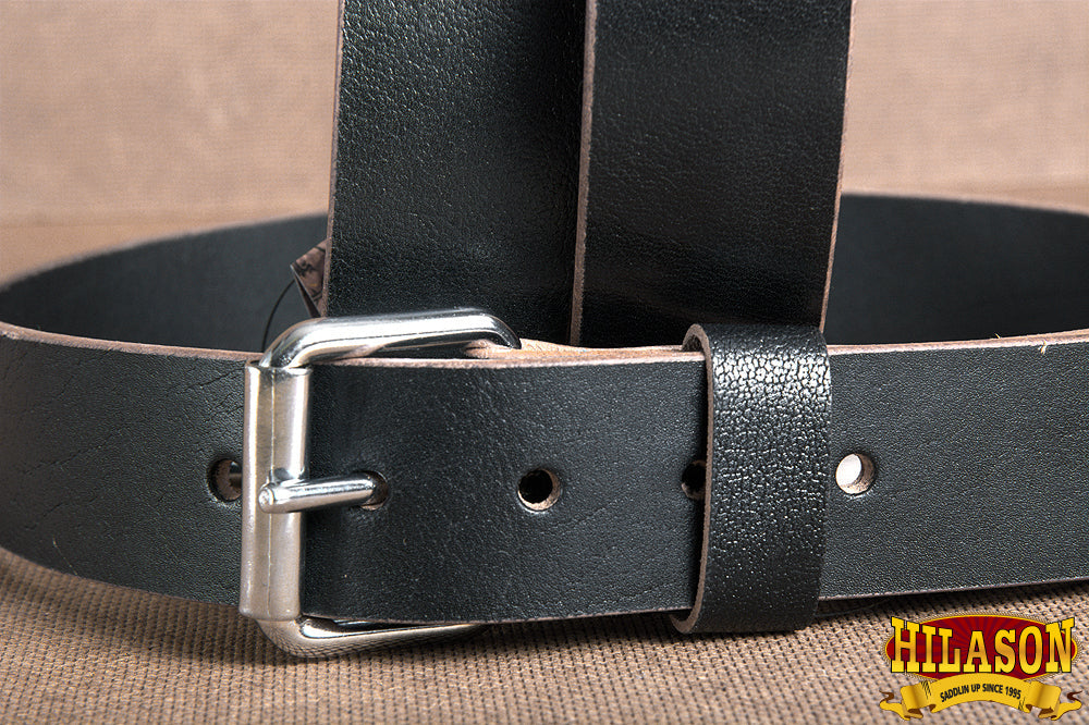 HILASON Western Genuine Leather Belt for Men Women Cowboy Cowgirl Handmade Unisex Full Grain Heavy Duty Tooled Jeans