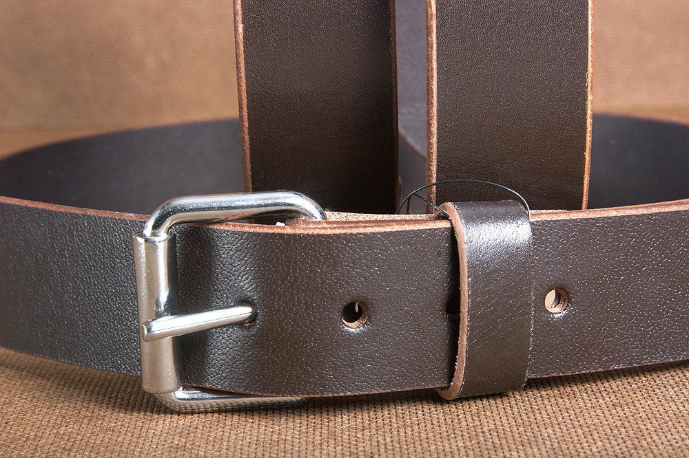 HILASON Western Genuine Leather Belt for Men Women Cowboy Cowgirl Handmade Unisex Full Grain Heavy Duty Tooled Belt for Jeans