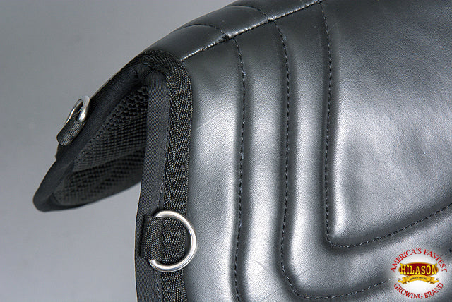 HILASON Western Pleasure Trail Riding Bareback Treeless Saddle Pad Girth | Pads Baretek for Horses