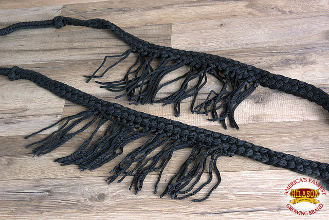 Barrel Racing Reins Flat Braided Polypropylene Nickel Plaited Hardware Durable 8 Foot