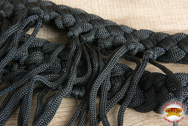 Barrel Racing Reins Flat Braided Polypropylene Nickel Plaited Hardware Durable 8 Foot