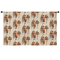 Baha Ranch Saddle Print Window Curtain Drapes 52"x63" Made in America by Baha Ranch Western Wear - product image 2