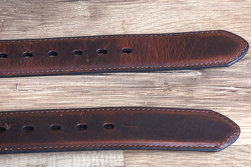 40" Roper Western 1.5" Crazyhorse Distressed Leather Mens Cowboy Belt Brown