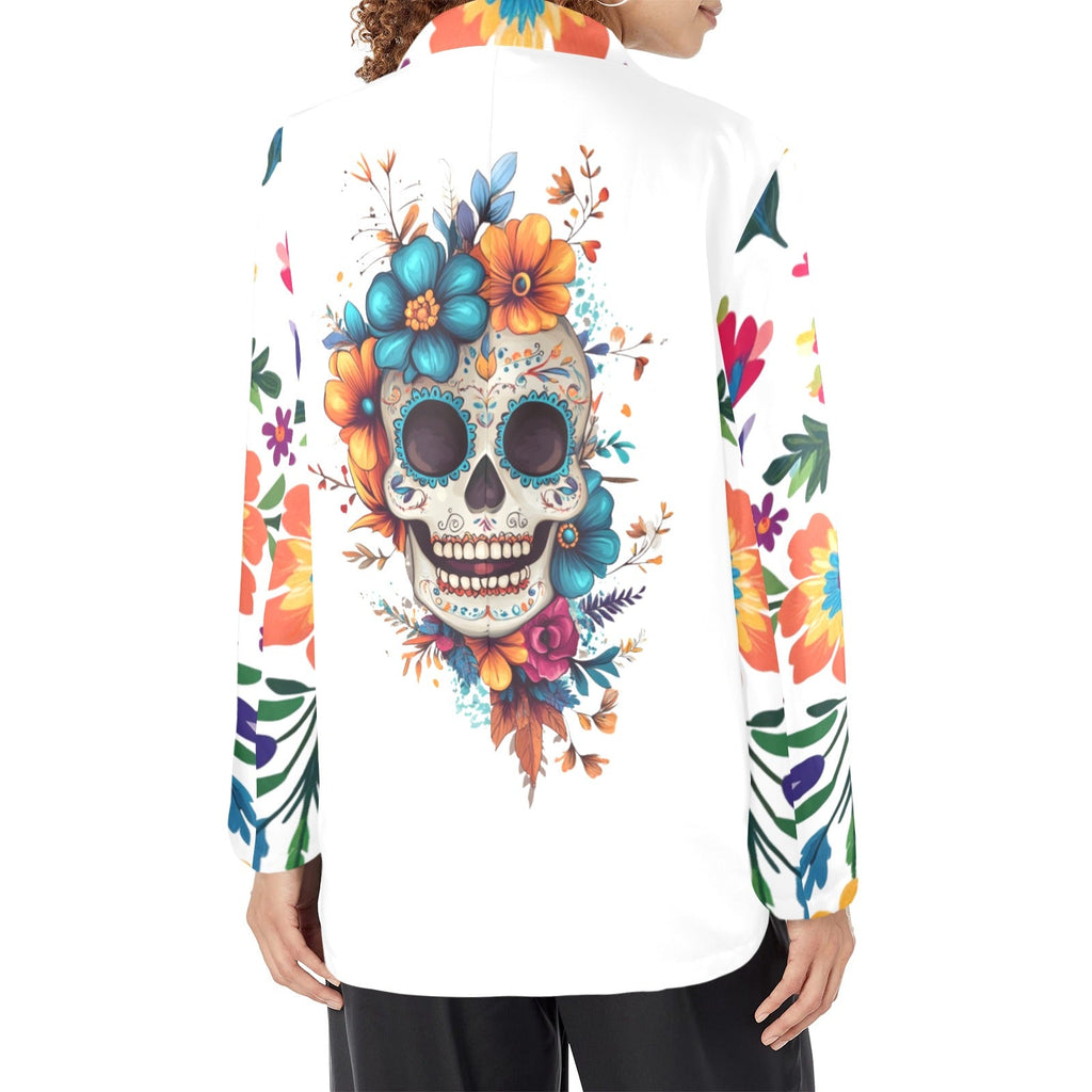 Colores de Mexico Sugar Skull Floral Blazer by Baha Ranch Western Wear - product image 4