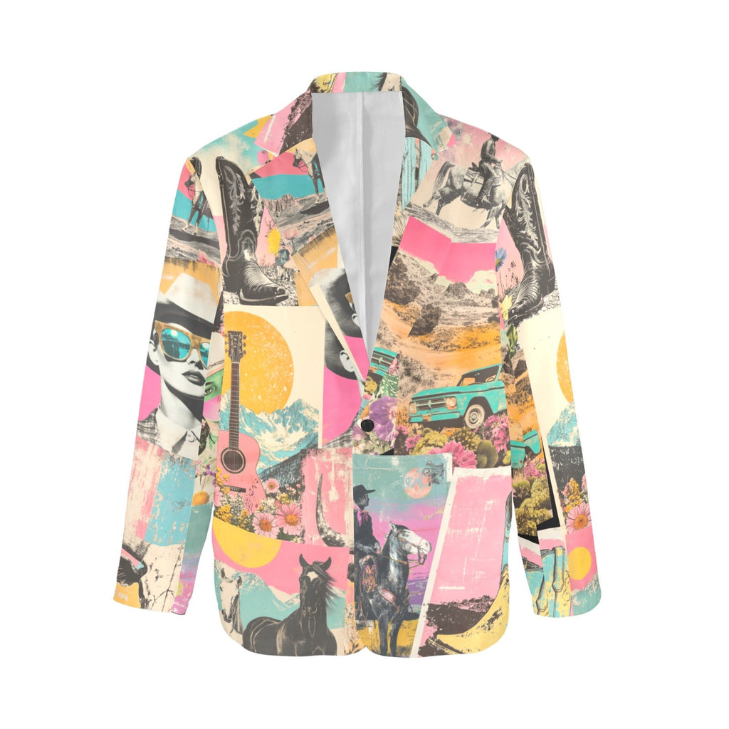 Baha Ranch Retro Pop Western Collage Blazer by Baha Ranch Western Wear - product image 11