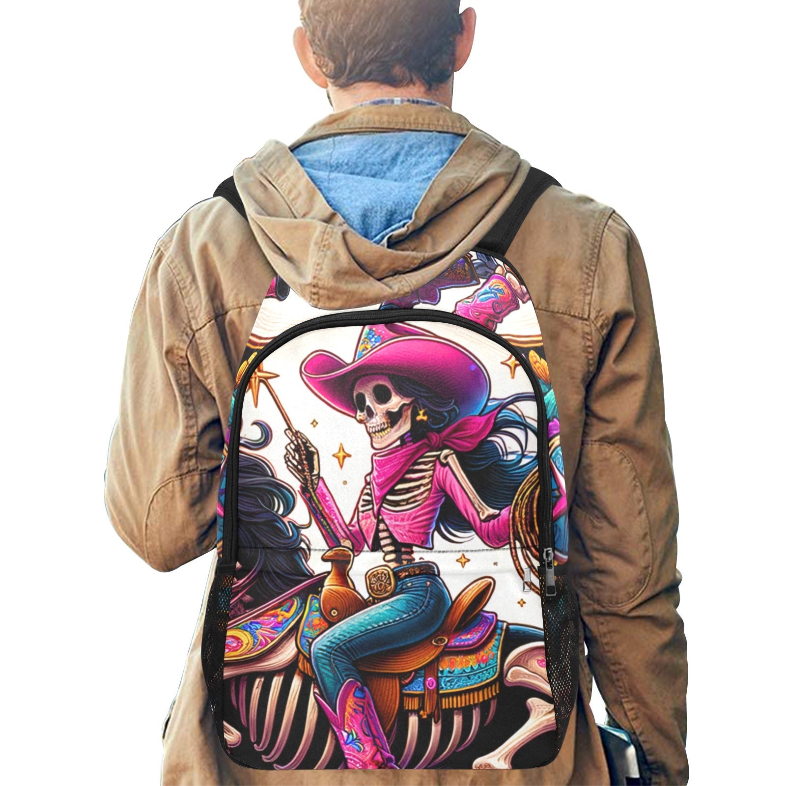 Baha Ranch Skeleton Cowgirl Backpack by Baha Ranch Western Wear
