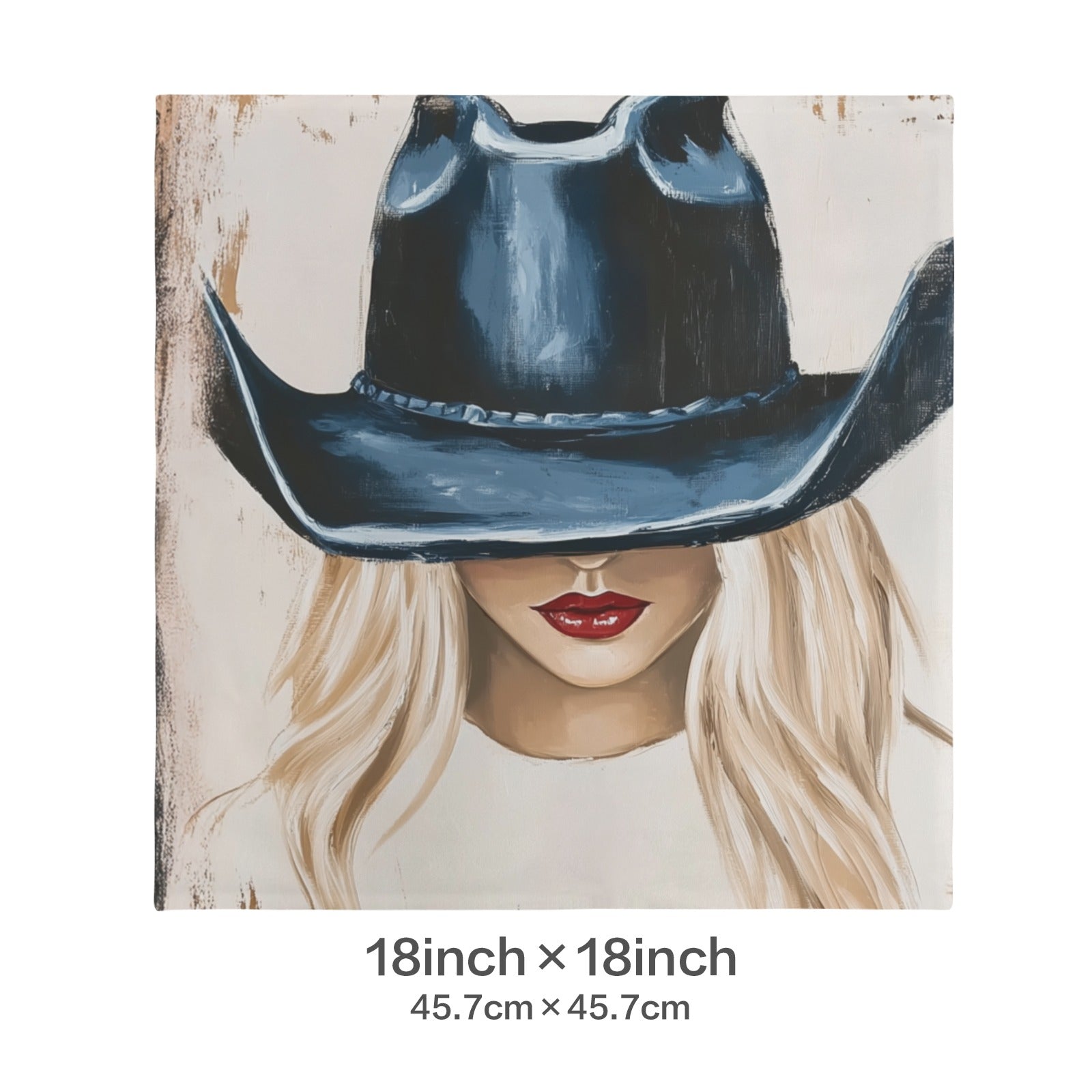 Baha Ranch Cowgirl Blonde Velvety Soft Throw Pillow Case Made in America by Baha Ranch Western Wear - product image 5