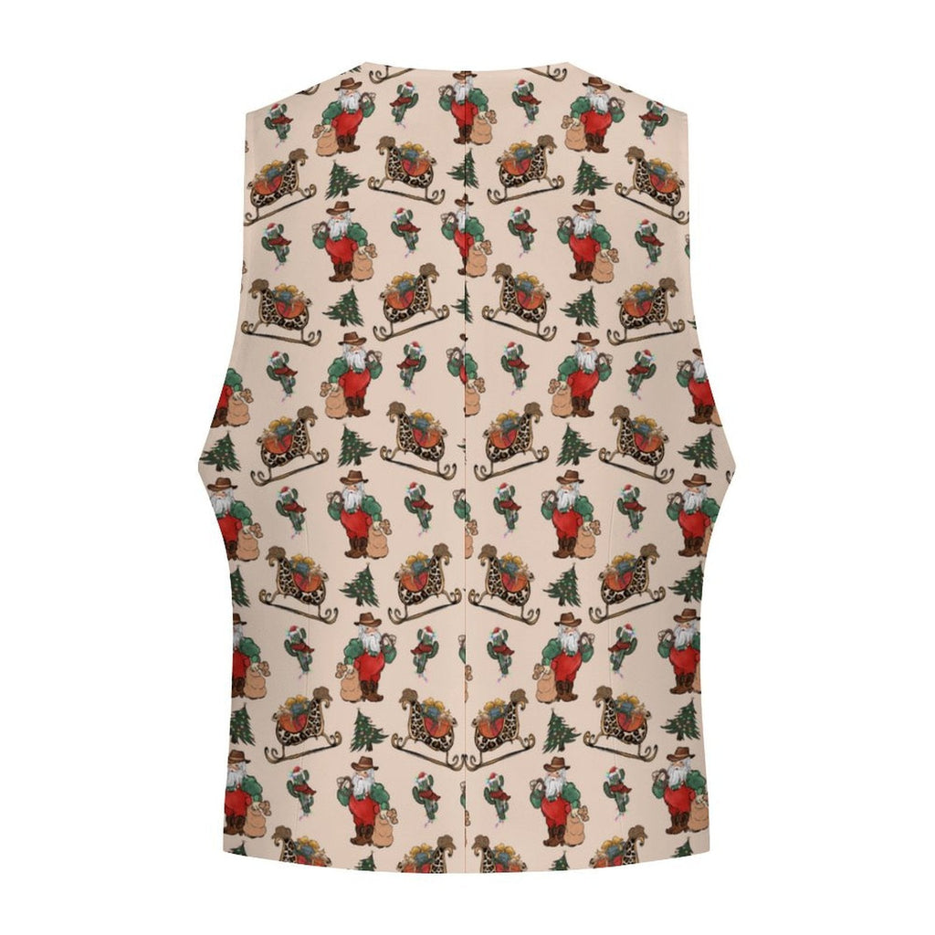 Baha Ranch Santa's Sleigh Men's Western Vest by Baha Ranch Western Wear - product image 3