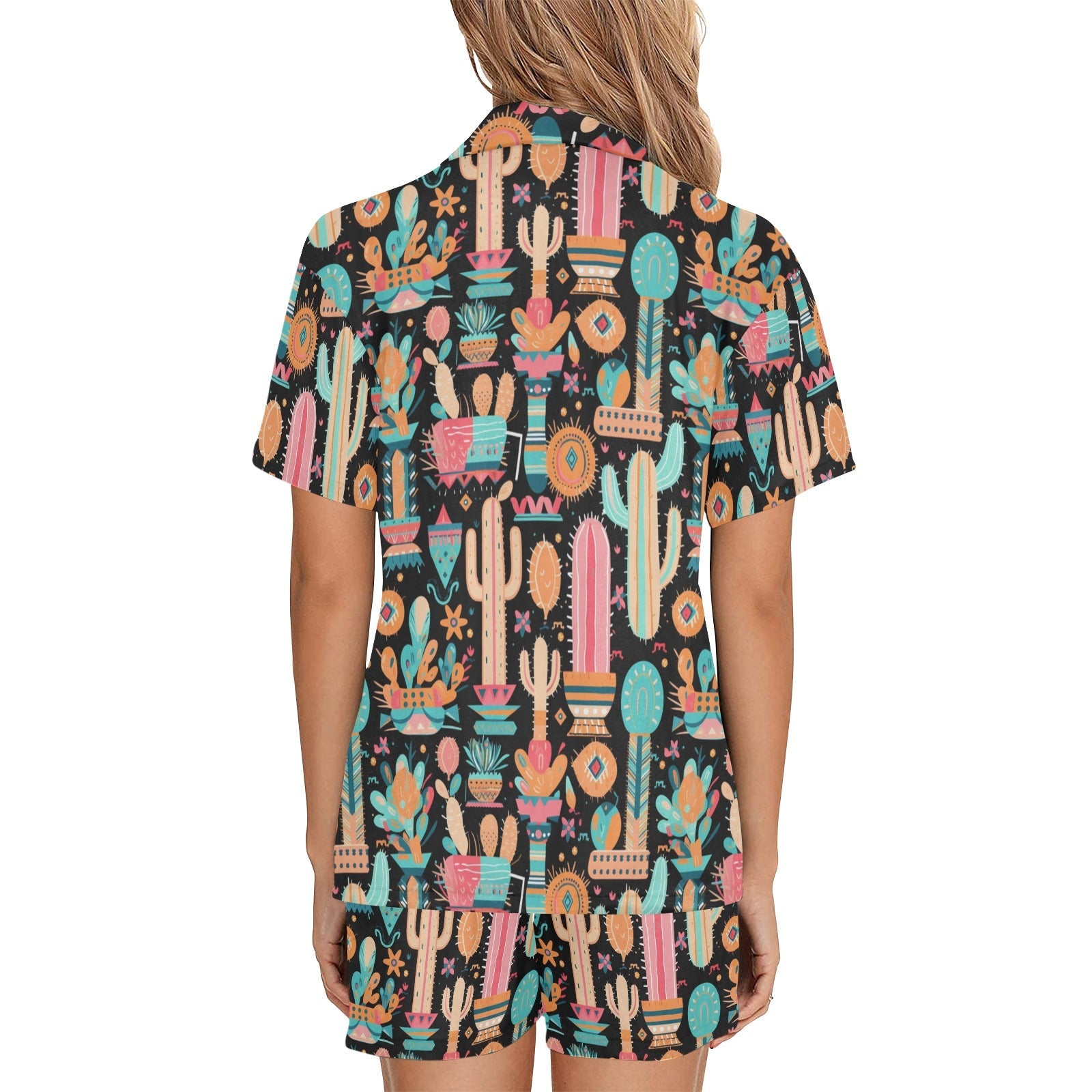 Baha Ranch Cactus Obsessed Women's Western Pajama Set by Baha Ranch Western Wear - product image 4