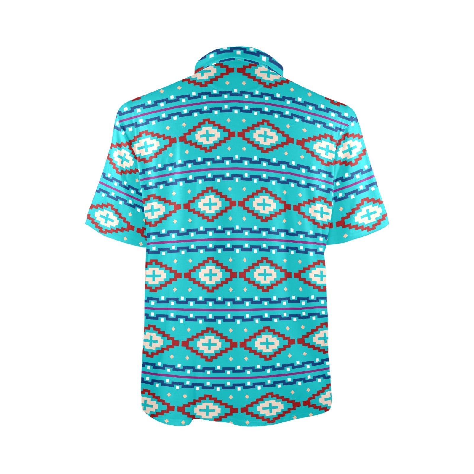 Baha Ranch Turquoise Aztec Polo by Baha Ranch Western Wear - product image 6