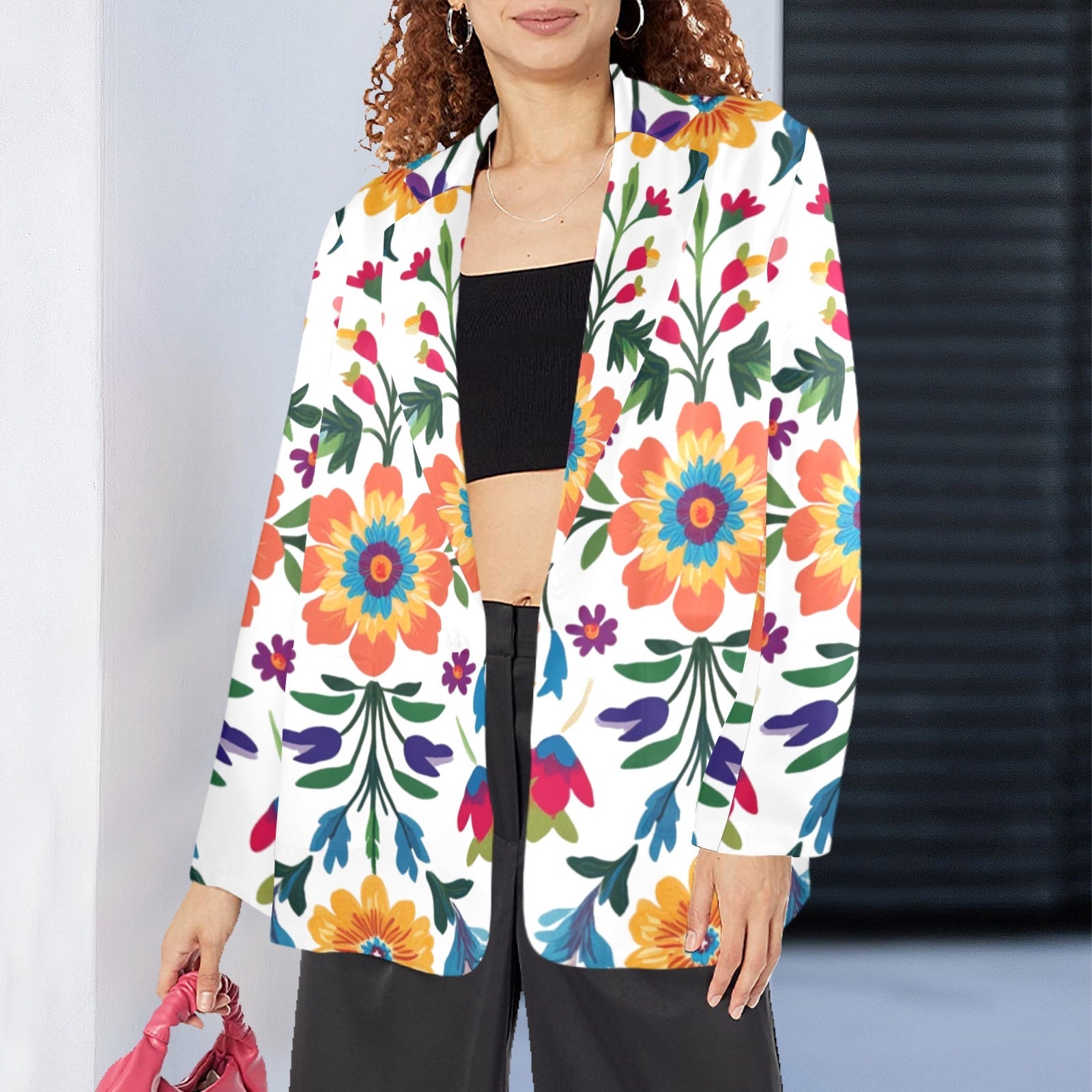 Colores de Mexico Sugar Skull Floral Blazer by Baha Ranch Western Wear - product image 2