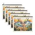 Baha Ranch Painted Buck Cosmetic Bag Pack of 5 Made in America by Baha Ranch Western Wear - product image 2