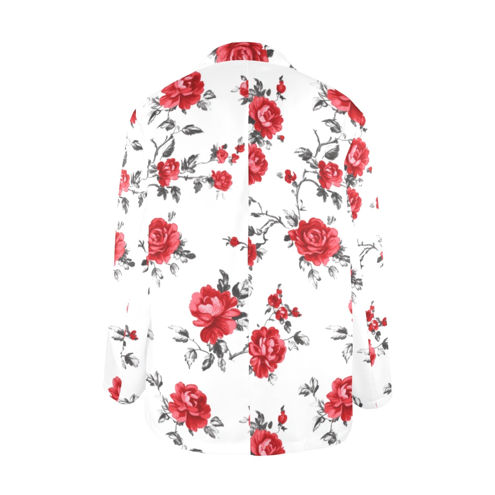 Baha Ranch Mexican Red Rose Floral Blazer by Baha Ranch Western Wear - product image 2