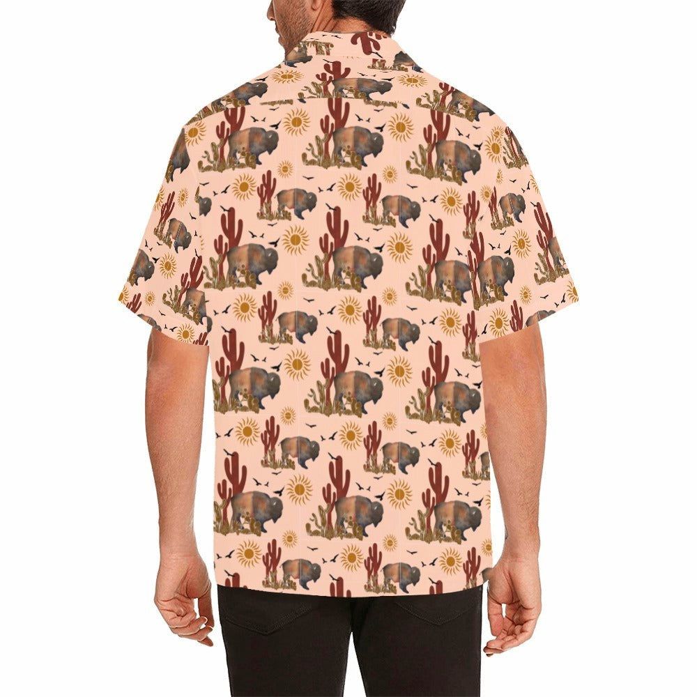 Desert Bison Men's Western Camp Shirt by Baha Ranch Western Wear - product image 3